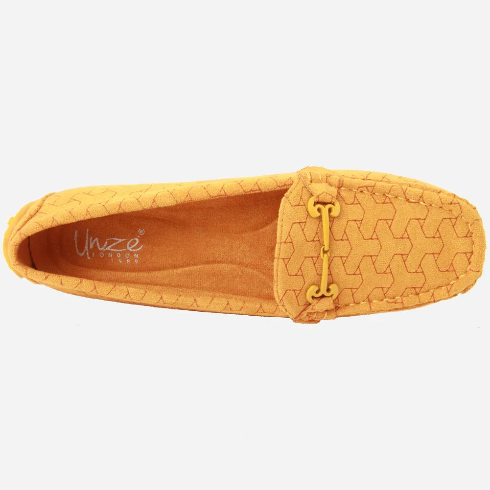 Women "TEMY" Faux Soft Suede Fur Lined Moccasins