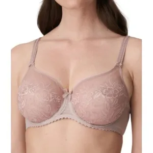 Womens Prima Donna Divine 0162650 Seamless Lace Underwire Bra UK Size 32G Beige