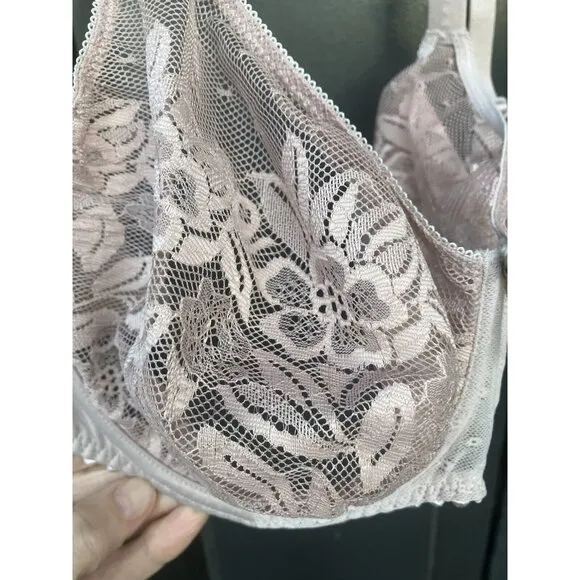 Womens Prima Donna Divine 0162650 Seamless Lace Underwire Bra UK Size 32G Beige