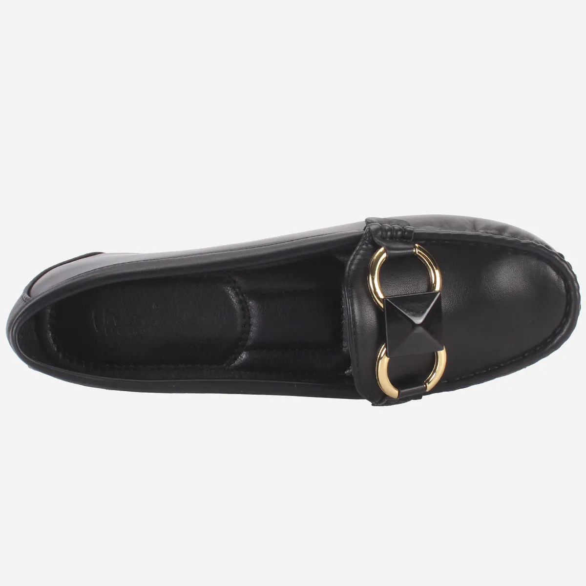 Womens "HERMEIN" Low Wedge Moccasins