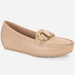 Womens "HERMEIN" Low Wedge Moccasins