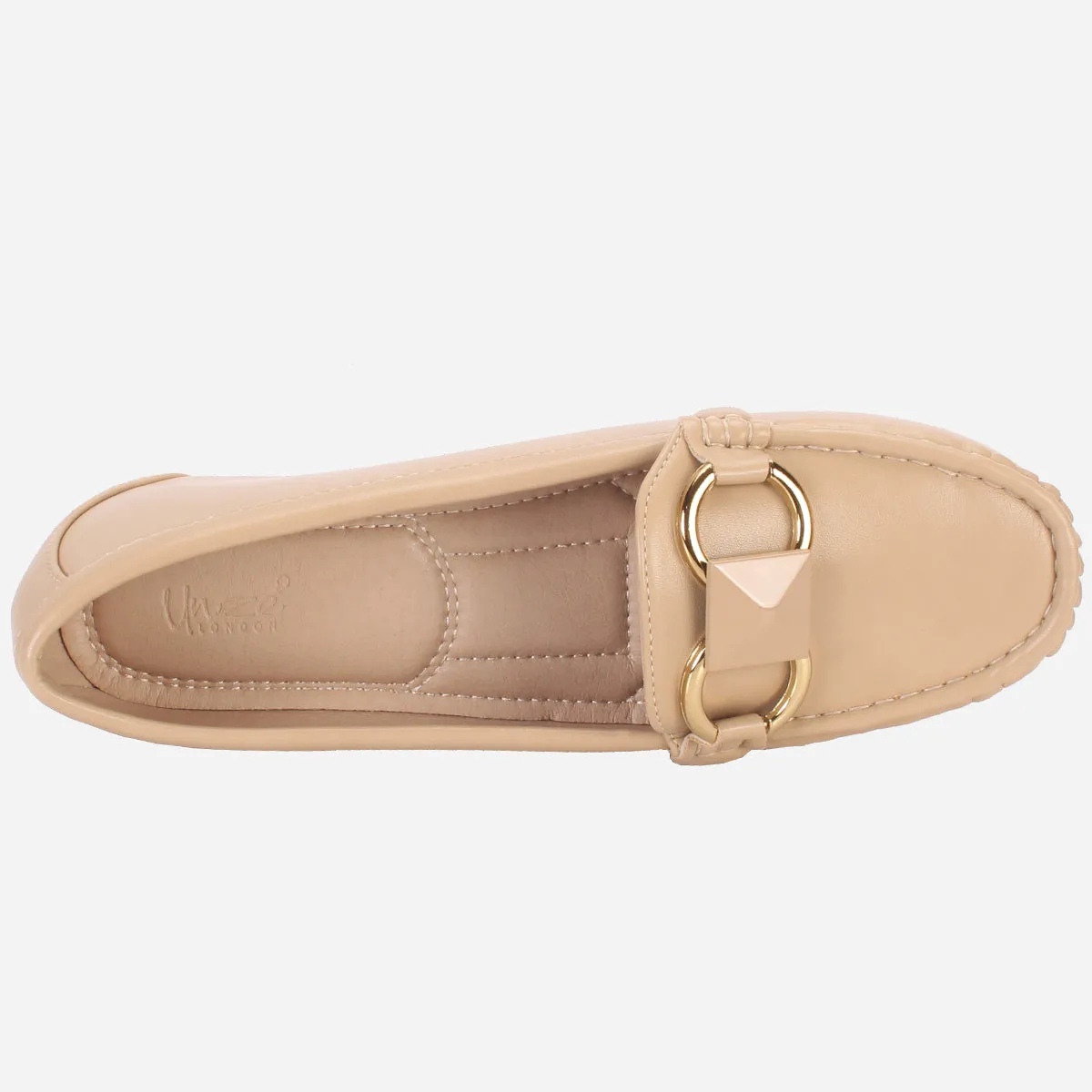 Womens "HERMEIN" Low Wedge Moccasins