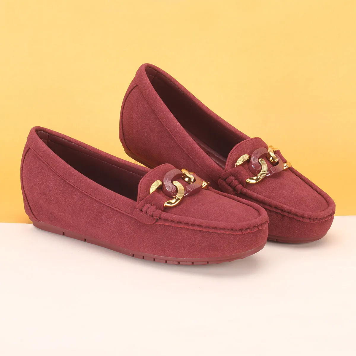 Womens "KADENCE" Low Wedge Moccasins