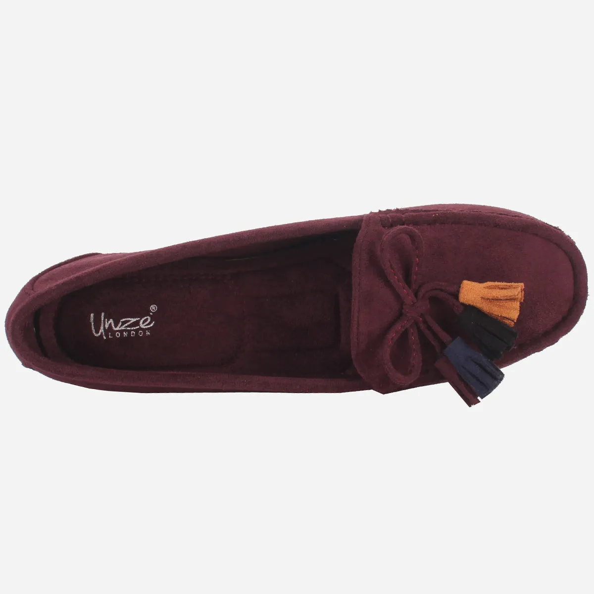 Womens "UNELI" Low Wedge Moccasins