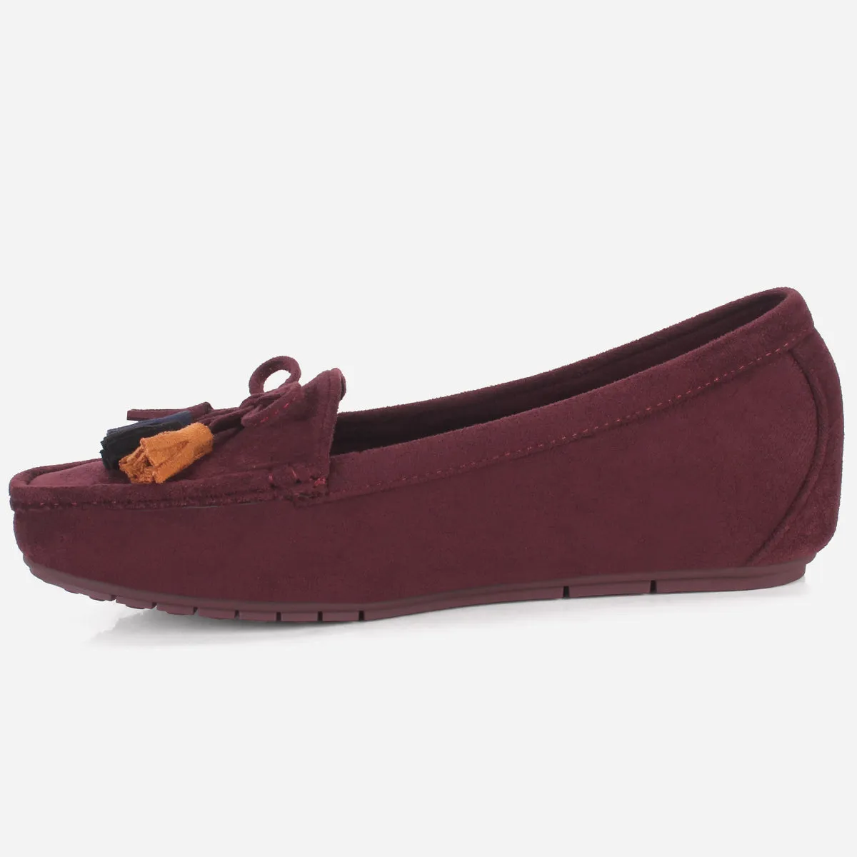 Womens "UNELI" Low Wedge Moccasins