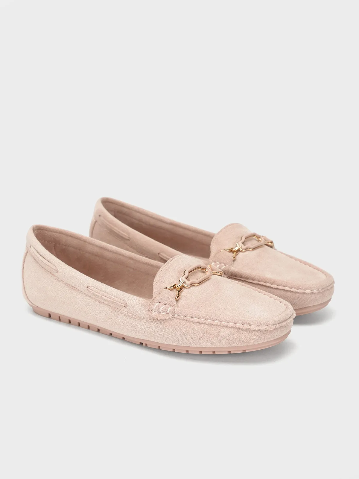Womens "VIRAZ" Buckled Casual Moccasins