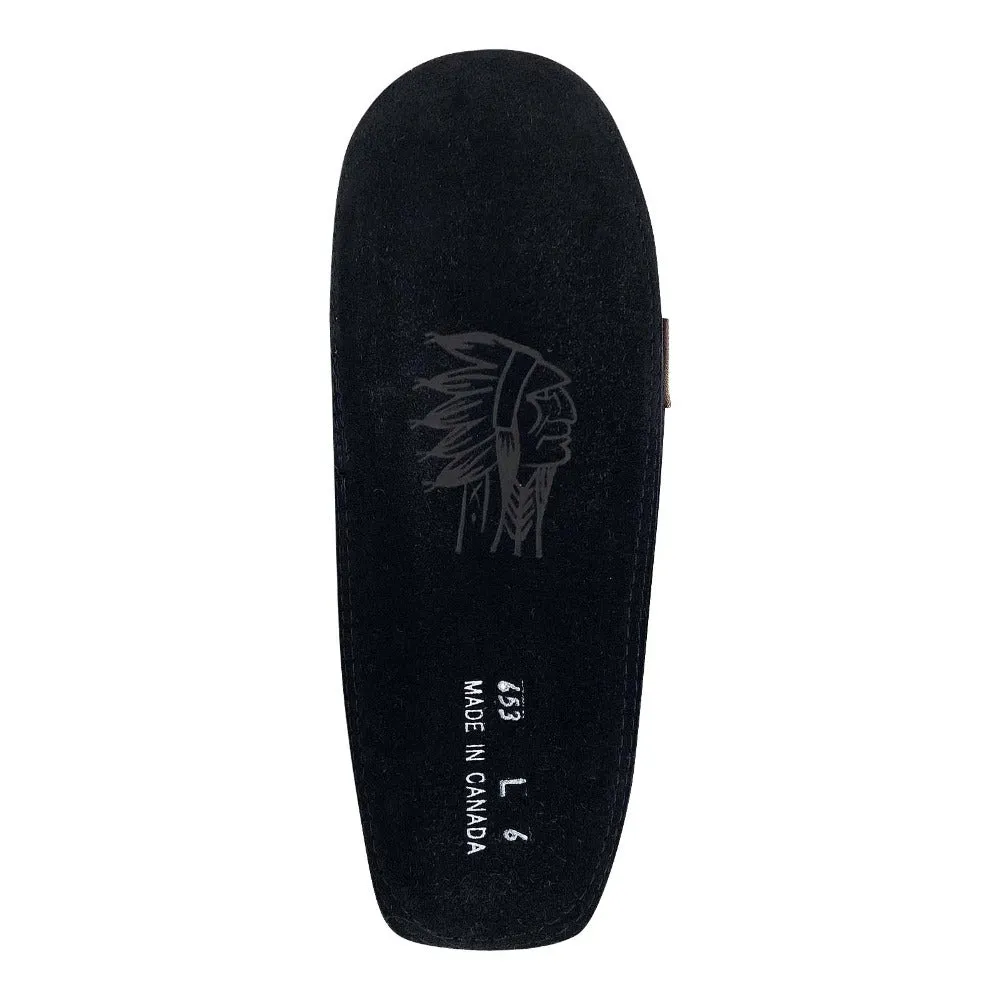 Women's Rabbit Fur Thunderbird Beaded Moccasins