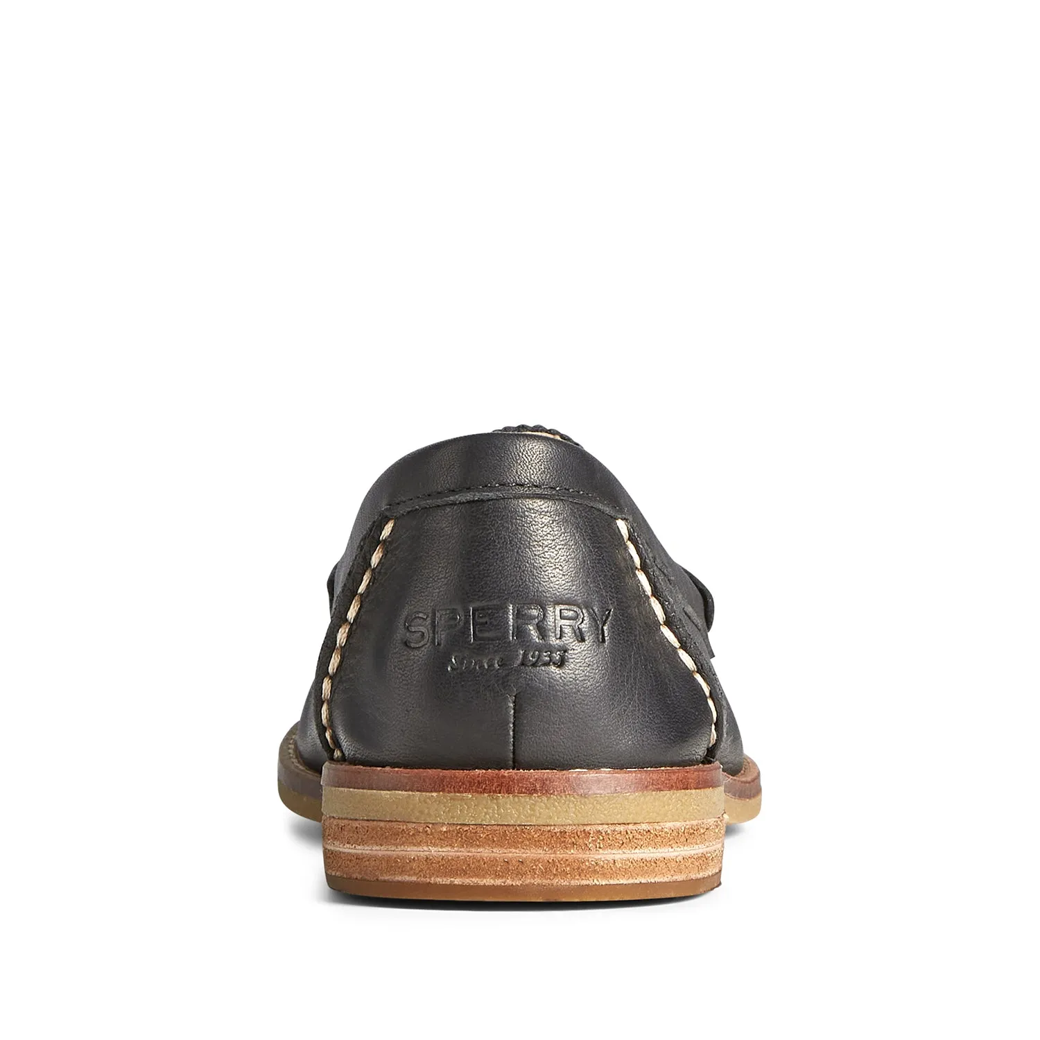 Women's Seaport Penny Leather Casual Loafers - Black (L139339570)
